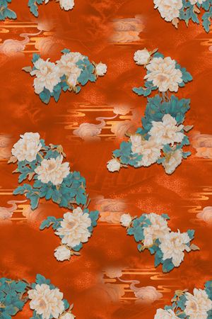 香云纱印花花型图片