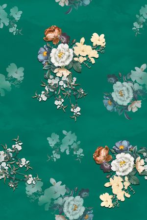 香云纱印花花型图片