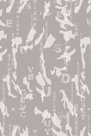 字母印花花型图片