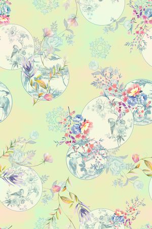 定位花印花花型图片