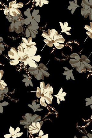 定位花印花花型图片