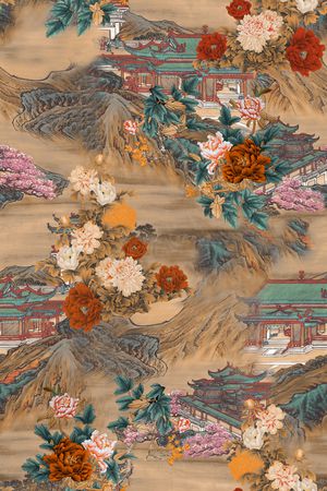 香云纱印花花型图片