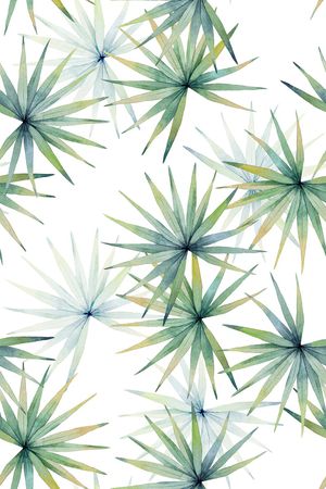 绿植树叶印花花型图片