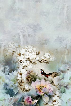 数码花型印花花型图片
