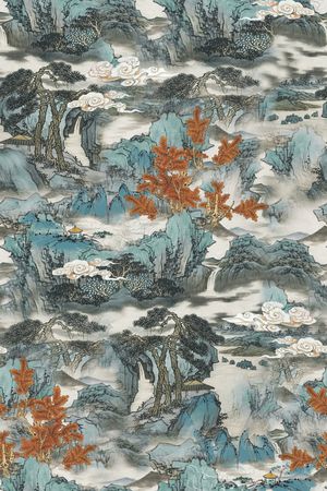 香云纱印花花型图片