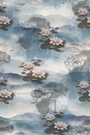 传统纹样印花花型图片