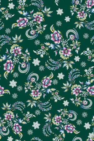 纸印花印花花型图片