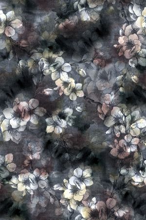 梅花印花花型图片