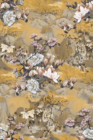 香云纱印花花型图片