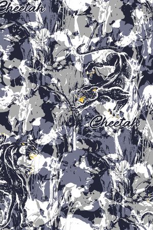 字母印花花型图片