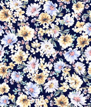 小碎花印花花型图片