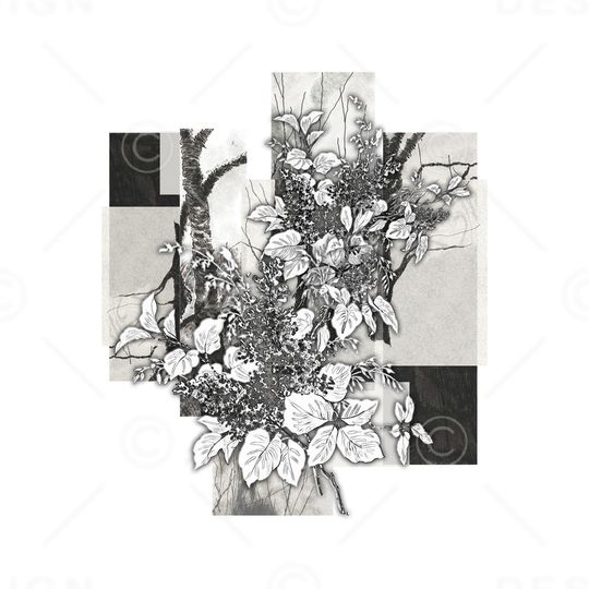几何印花花型图片
