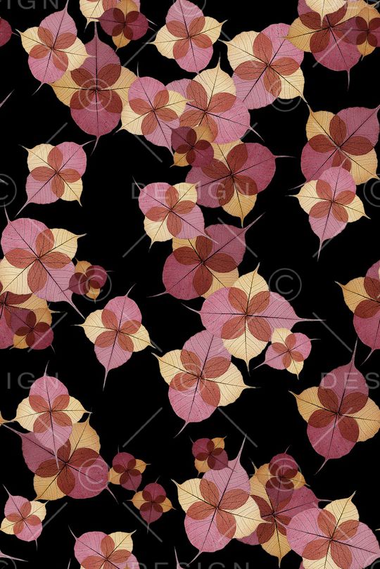 花卉印花花型图片