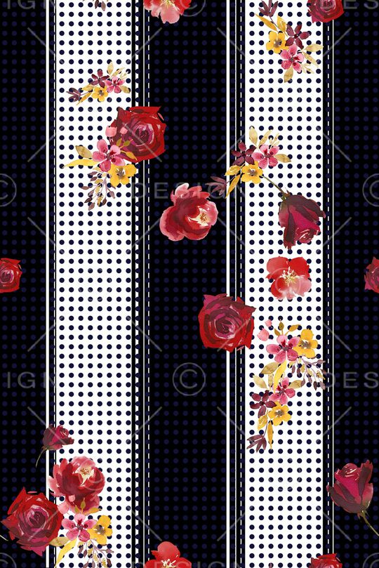 几何印花花型图片