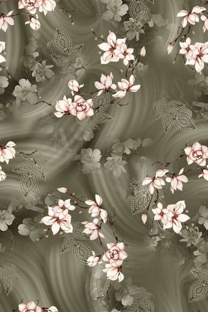 花卉印花花型图片