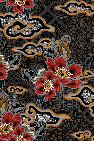花卉印花花型图片