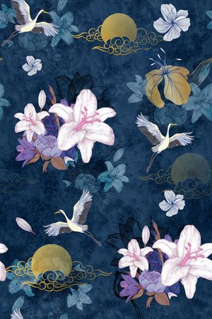 女装印花花型图片