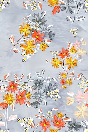 撞色印花花型图片