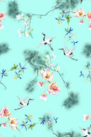 民族风印花花型图片