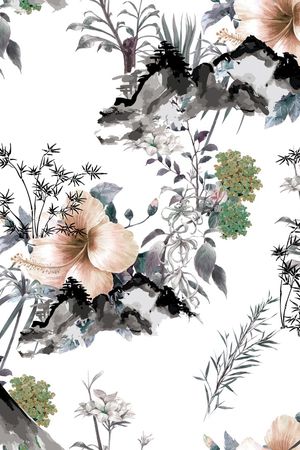 数码花型印花花型图片