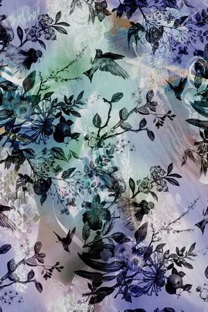 数码花型印花花型图片