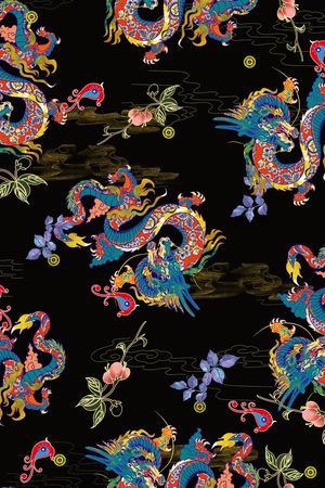 数码花型印花花型图片
