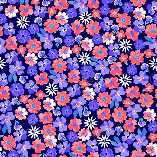 花卉印花花型图片