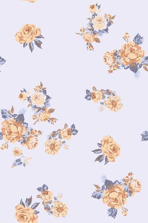 花卉印花花型图片