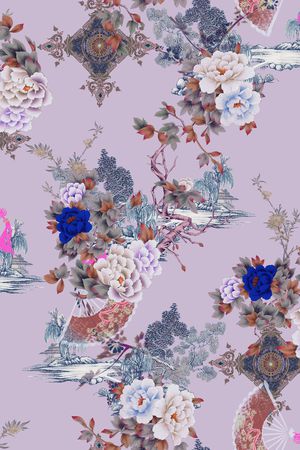 数码花型印花花型图片