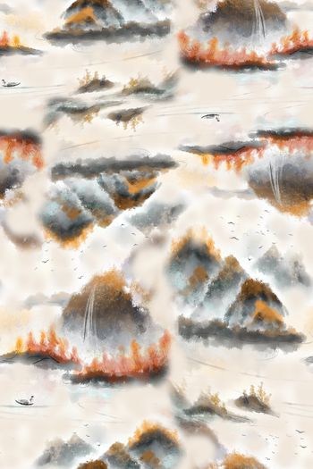 香云纱印花花型图片