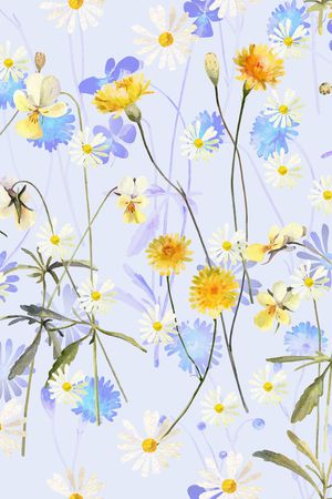 绿植树叶印花花型图片