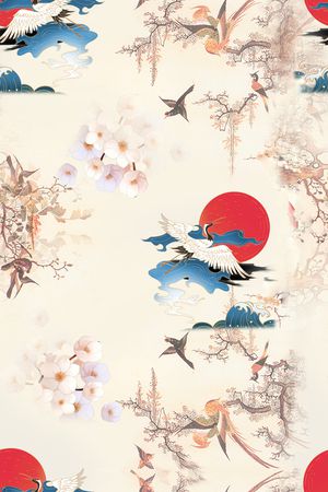 数码花型印花花型图片