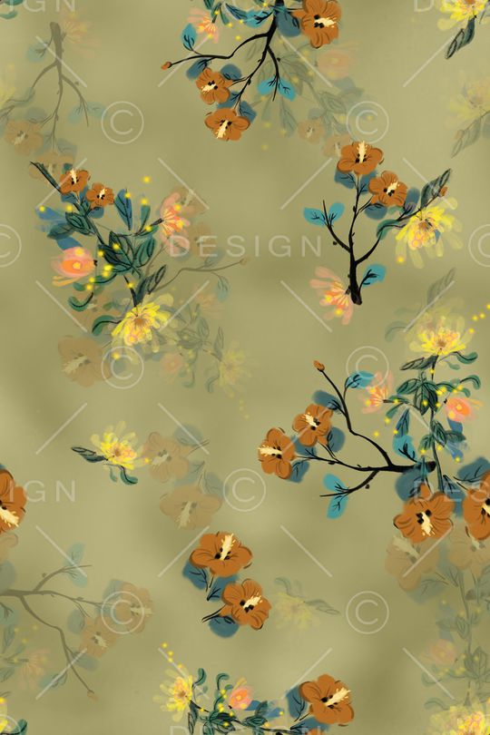 香云纱印花花型图片