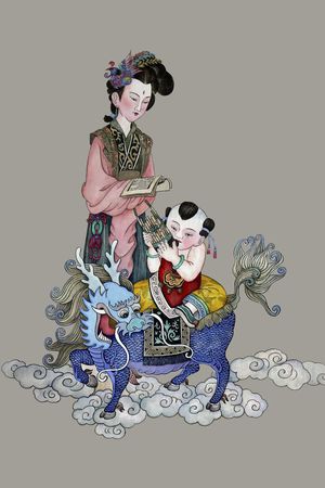 定位花印花花型图片