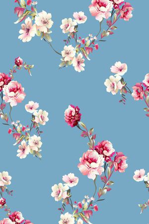 花卉印花花型图片