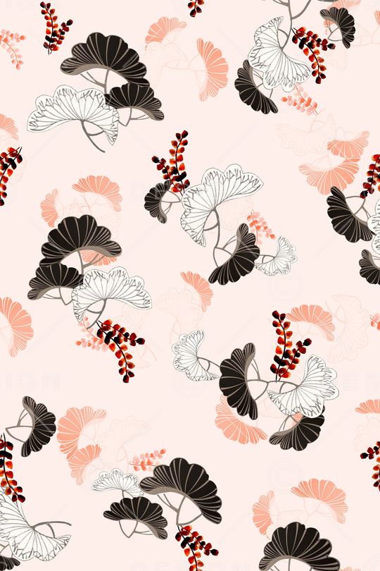 肌理印花花型图片