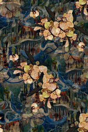 香云纱印花花型图片