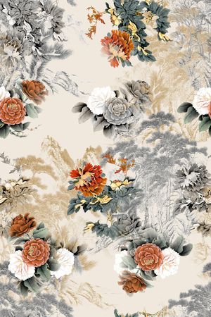 女装印花花型图片