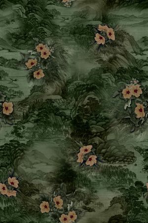 花卉印花花型图片