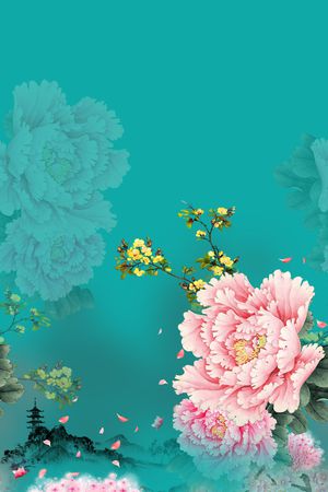 定位花印花花型图片