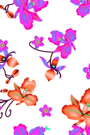 几何印花花型图片