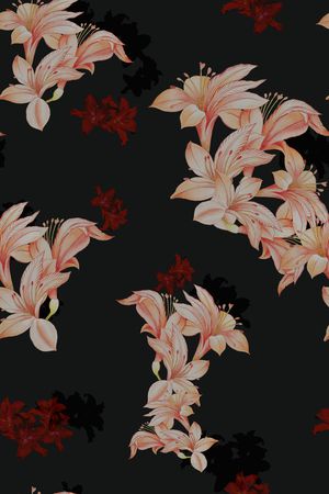 复古印花花型图片