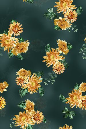 纸印花印花花型图片