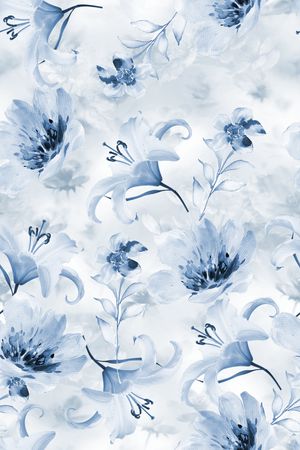 花卉印花花型图片