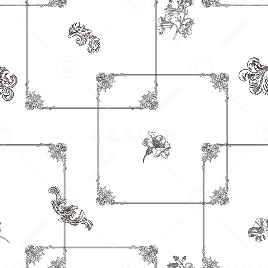 格子印花花型图片