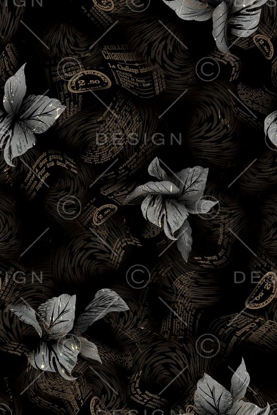 字母印花花型图片