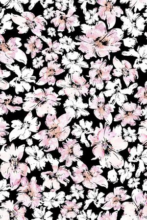 花卉印花花型图片
