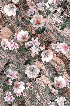 纹理印花花型图片