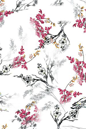 连衣裙印花花型图片