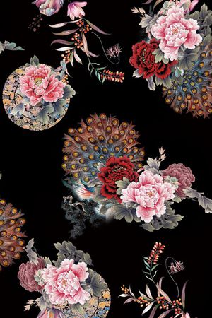 数码花型印花花型图片